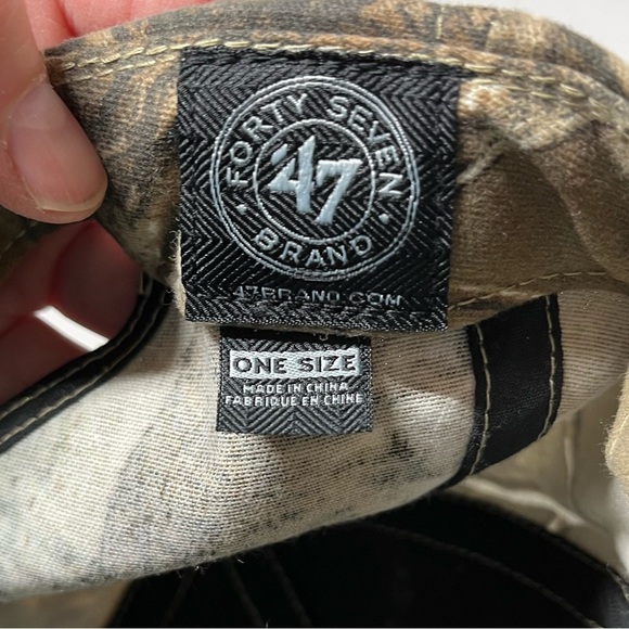 Roughriders cap hat. Camo. One size. 47 - Picture 4 of 5